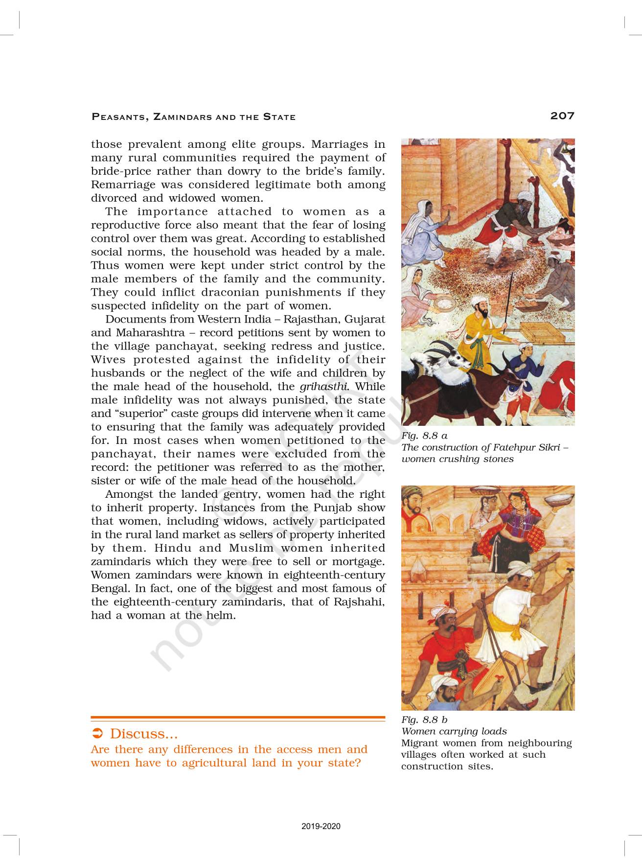 Peasants Zamindars And The State NCERT Book of Class 12 Themes In